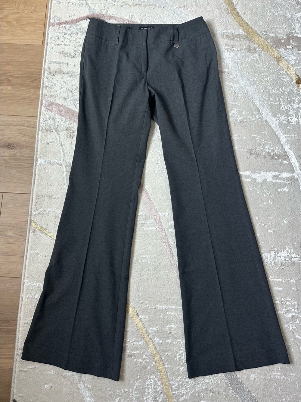 New York & Company Stretch Gray Dress Pants